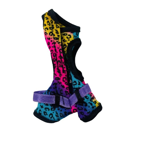 Monster High Gloom Beach Clawdeen Wolf Rainbow Leopard Print Fashion Suit - Picture 4 of 5